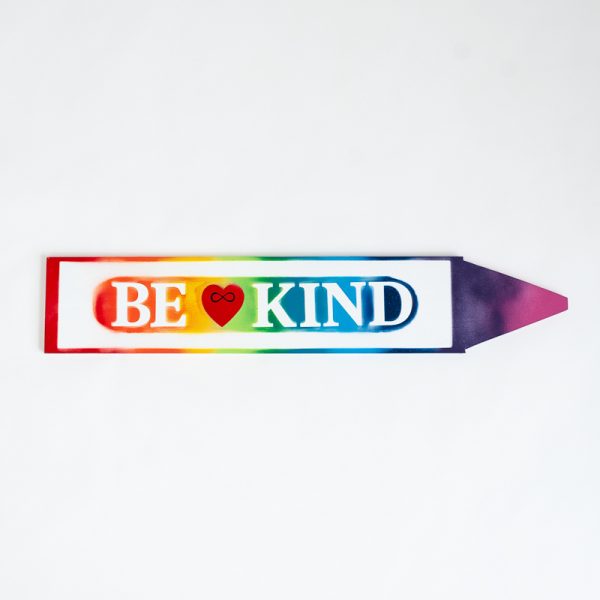 Sign ~ BE KIND Crayon