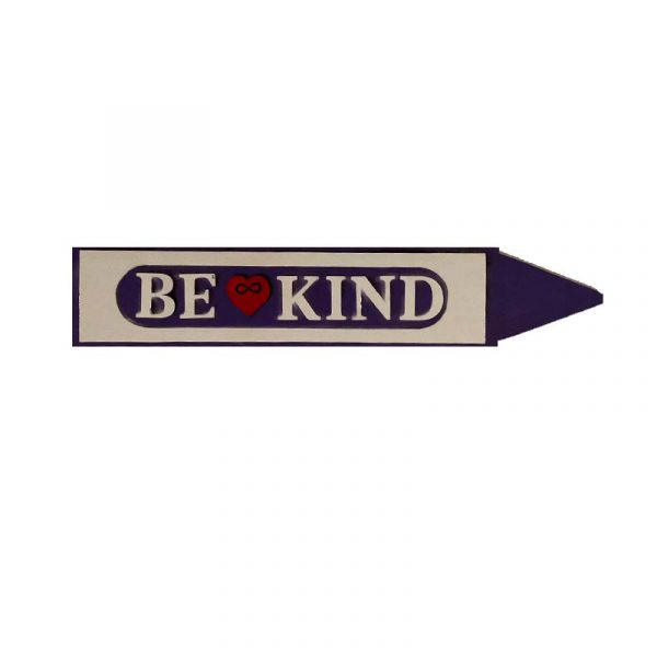 Sign ~ BE KIND Crayon - Image 7