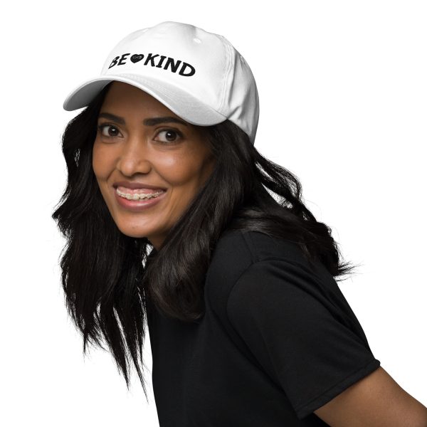 BE KIND Baseball Cap - White - Image 3