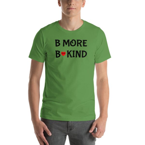 B MORE BE KIND w/ Red Heart - Short Sleeve T - Image 2