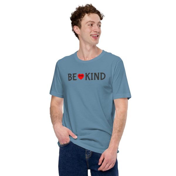 BE KIND w/Red Heart - Short Sleeve T - Image 3