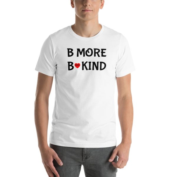 B MORE BE KIND w/ Red Heart - Short Sleeve T - Image 5