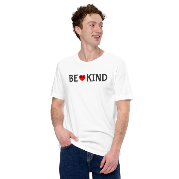 BE KIND w/Red Heart - Short Sleeve T - Image 5