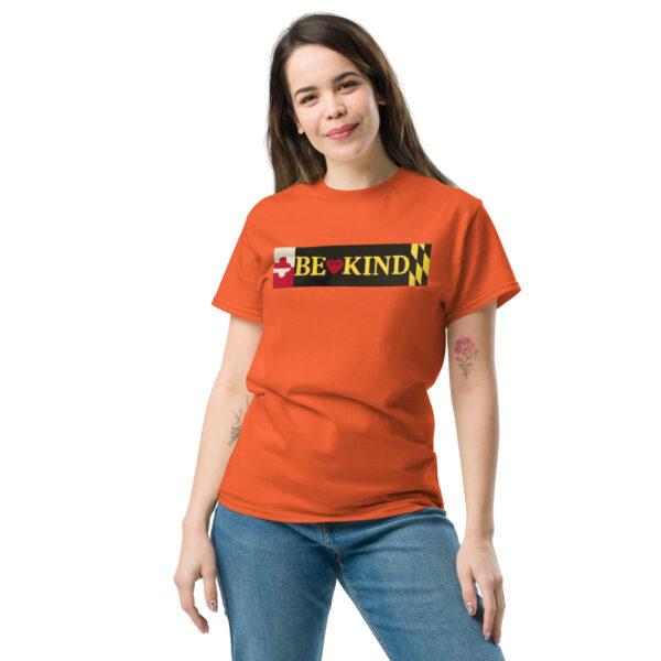Maryland Flag BE KIND - Short Sleeve T - Image 8