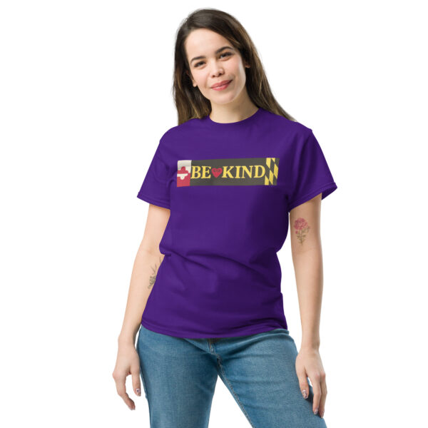 Maryland Flag BE KIND - Short Sleeve T - Image 2
